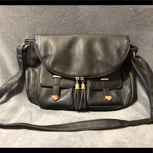 Call It Spring Black Crossbody Messenger Bag